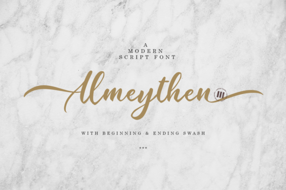 Almeythen Font Review: Elevating Campaign Visuals with Elegant Script