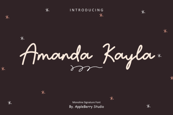 Amanda Kayla: The Perfect Script Font for Handmade Brands