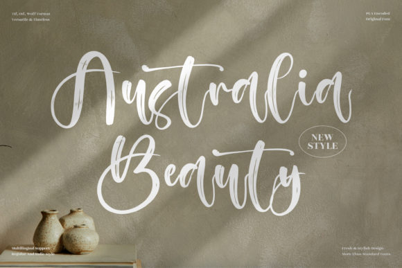 Australia Beauty: The Script Font That Elevates Your Brand