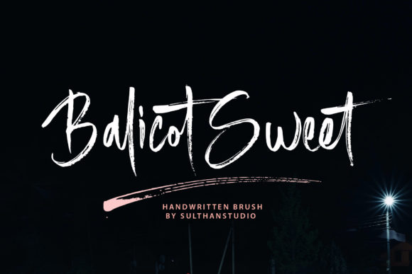 Balicot Sweet: The Perfect Script Font for Handmade Brands