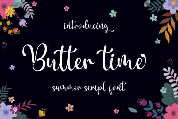 Butter Time Font: A Maker's Guide to Handwritten Style