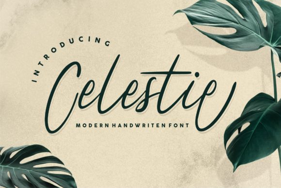 Celestie: An Elegant Script Font for Editorial Design