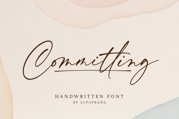 Committing Font Review: Elegant Script for Web Design