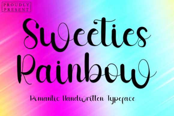Designing with Sweeties Rainbow: A Chic Script Font for Branding