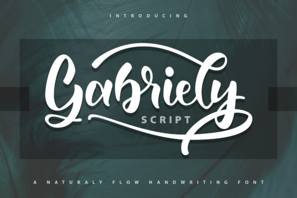 Elevate Web Design with the Gabrelly Script Typeface