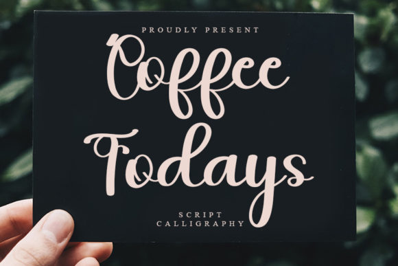 Elevate Your Brand with the Coffee Todays Script Font