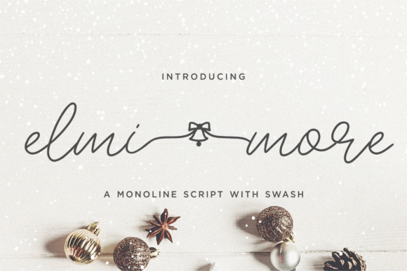 Elmimore: A Refined Script Typeface for Editorial Design