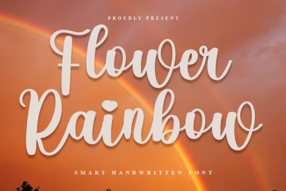 Flower Rainbow: The Script Font for Scroll-Stopping Marketing