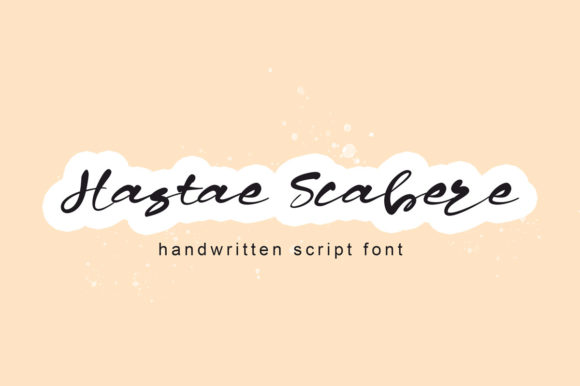 Hastae Scabere: The Perfect Script Font for Handmade Brands