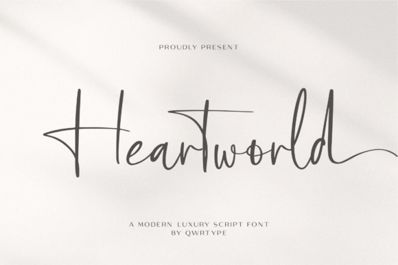 Heartworld Font Review: Elevating Web Design with Elegant Script