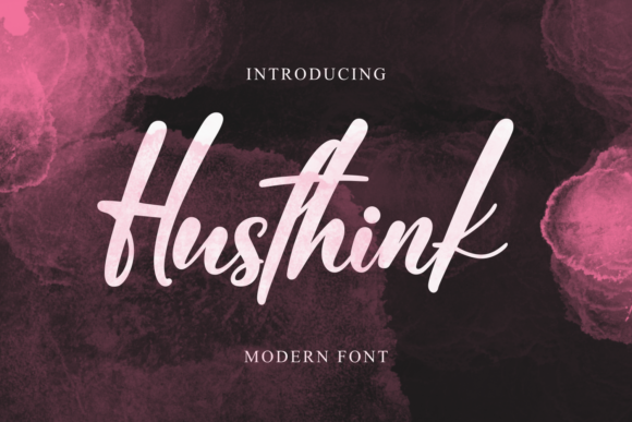 Husthink: The Elegant Script Font for Small Business Branding