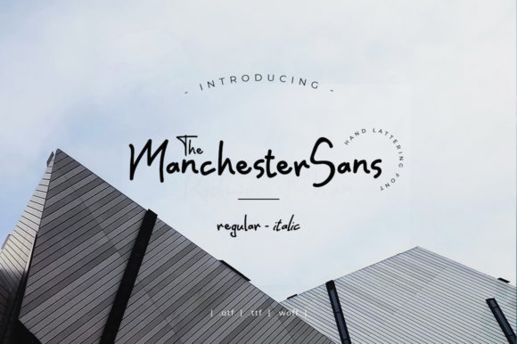 Manchester Sans: A Delicate Script Font for Makers