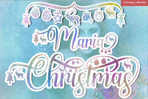 Maria Christmas: A Handwritten Font for Makers