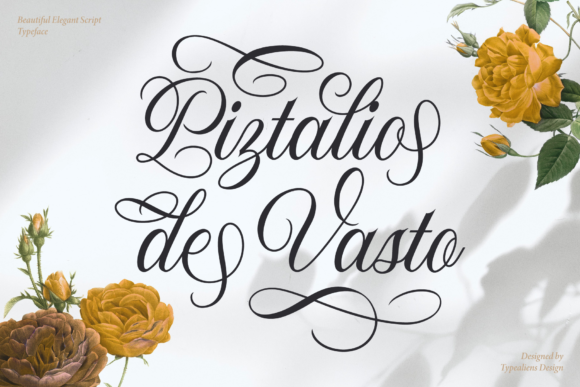 Piztalio De Vasto: A Refined Script Font for Web Design