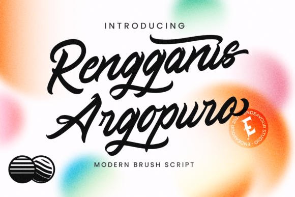 Rengganis Argopuro: A Playful Script Font for Branding