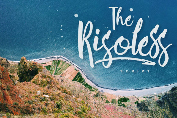 Risoless: A Playful Script Font for Branding Projects