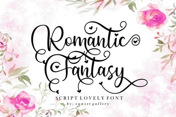 Romantic Fantasy: A Script Font for Editorial Elegance