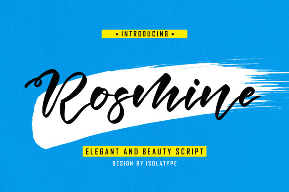 Rosmine: The Script Font That Stops the Scroll