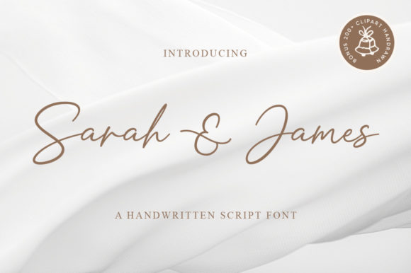 Sarah James: A Graceful Script Font for Modern Web Design
