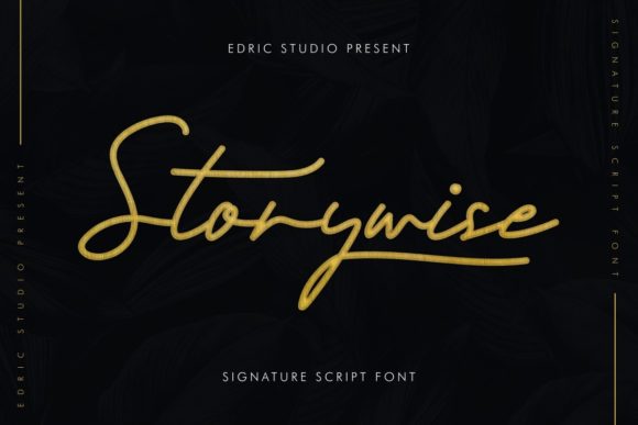 Storywise: The Script Font That Elevates Your Brand Identity