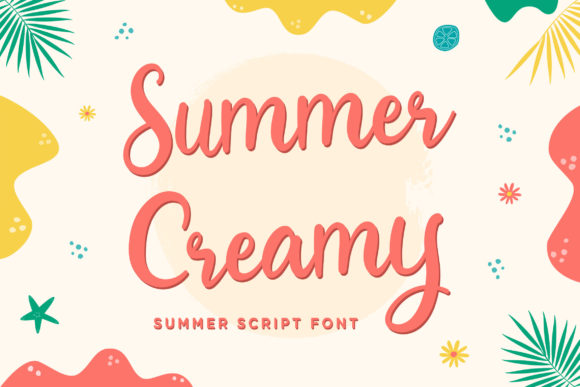 Summer Creamy: The Script Font That Elevates Your Brand
