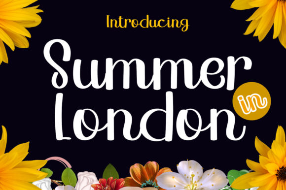 Summer in London: A Playful Script Font for Makers