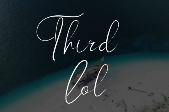 Third Lol: A Playful Script Font for Your Brand