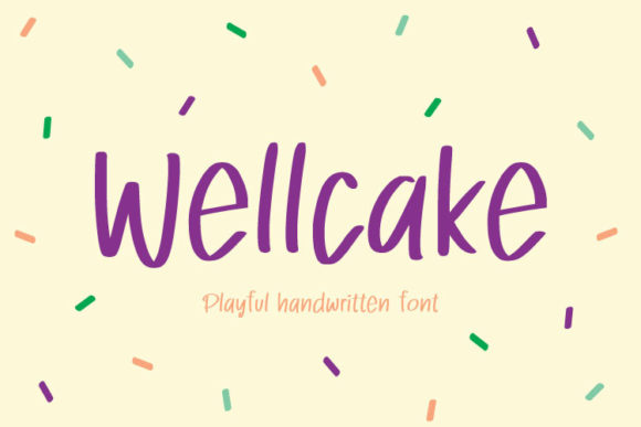 Wellcake: A Playful Script Font for Editorial Design